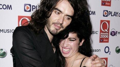 Russell Brand and Amy Winehouse