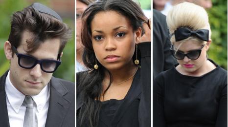 Mark Ronson, Dionne Bromfield and Kelly Osbourne