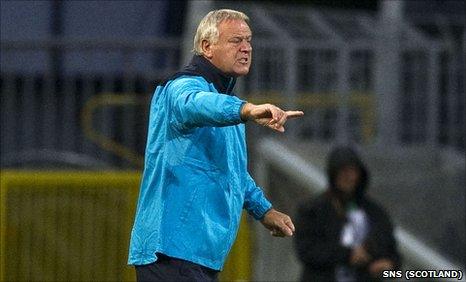 Hearts manager Jim Jefferies