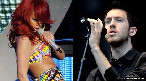 Rihanna and Calvin Harris