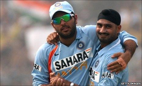 Harbhajan and Yuvraj Singh