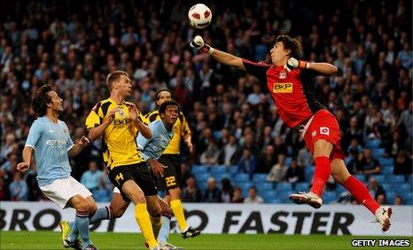 Manchester City's Costel Pantilimon