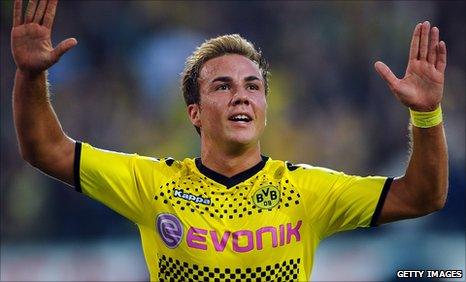 Borussia Dortmund and Germany's Mario Goetze