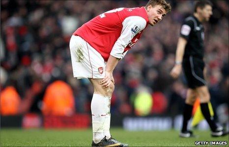 Arsenal's Nicklas Bendtner