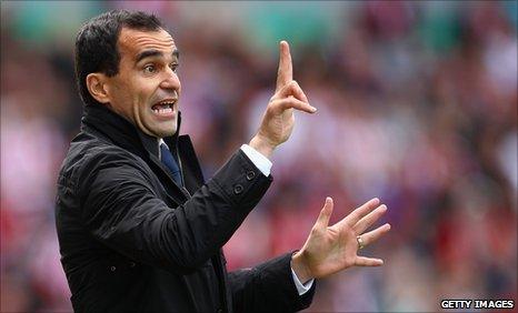 Wigan Athletic manager Roberto Martinez