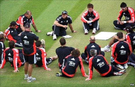 The England Test team