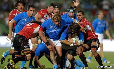 Italy beat Japan 31-24 in Cesena last week