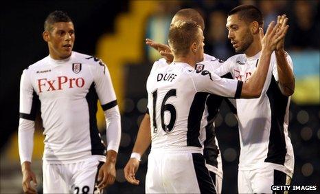 Fulham striker Clint Dempsey