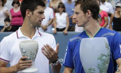 Novak Djokovic and Andy Murray