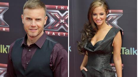 Gary Barlow and Tulisa Contostavlos