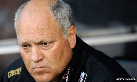 Fulham manager Martin Jol