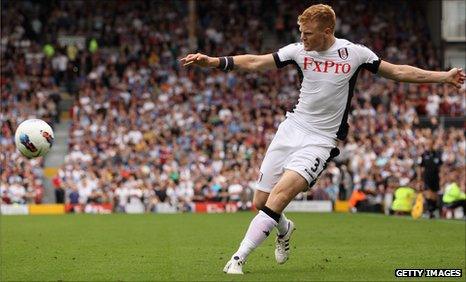 Fulham defender John Arne Riise