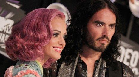 Katy Perry and Russell Brand