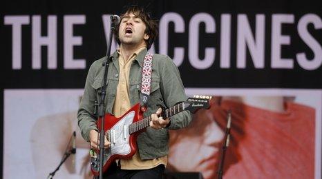 Justin Young from The Vaccines