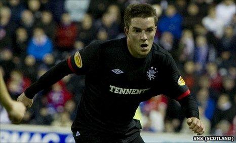 Andrew Little in action for Rangers