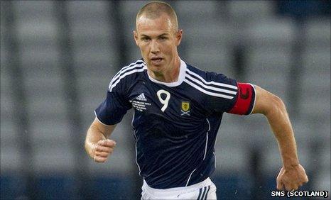 Scotland striker Kenny Miller