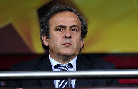 Uefa president Michel Platini