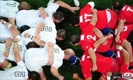 England scrum