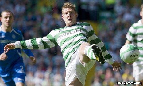 Celtic midfielder Kris Commons