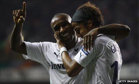 Jermain Defoe and Giovanni dos Santos