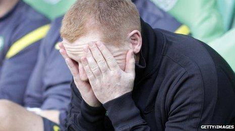 Celtic manager Neil Lennon at Europa League draw against Udinese