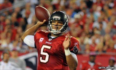 Tampa Bay quarterback Josh Freeman