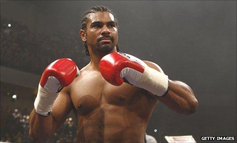 Former WBA heavyweight champion David Haye