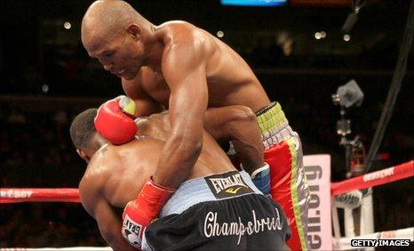 Bernard Hopkins and Chad Dawson