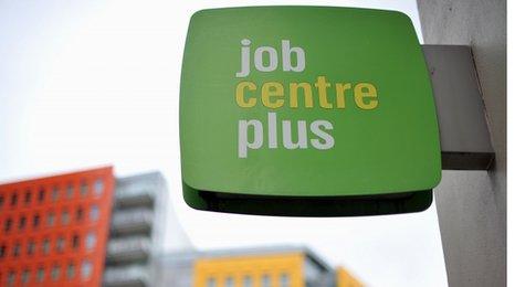 Job Centre sign