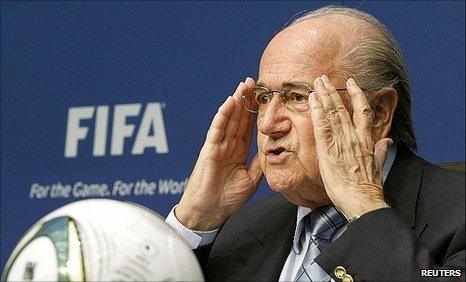 Fifa president Sepp Blatter