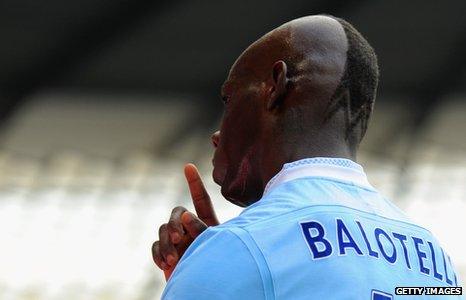 Manchester City's Mario Balotelli