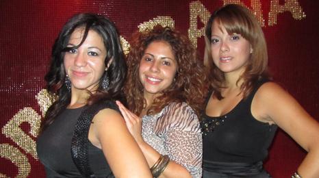 Girls taking part in sugar daddy night