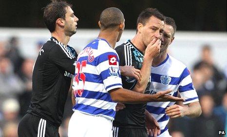 John Terry and Anton Ferdinand