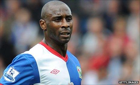 Blackburn striker Jason Roberts