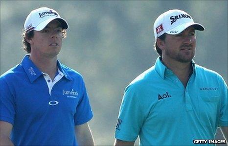 Rory McIlroy and Graeme McDowell