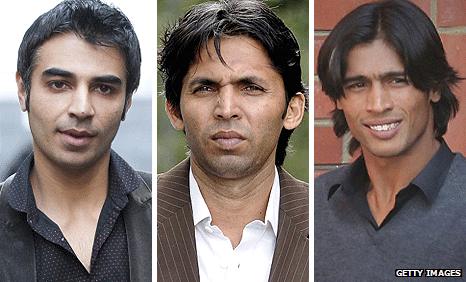 Salman Butt, Mohammad Asif and Mohammad Amir