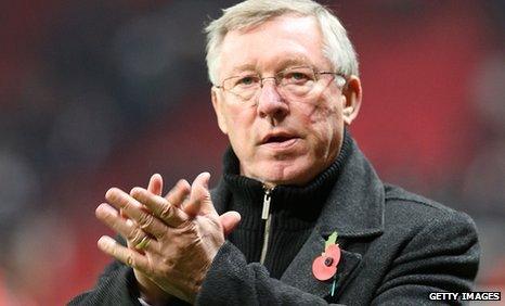 Man Utd boss Sir Alex Ferguson