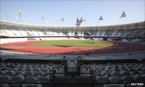 The 2012 Olympic Stadium in London