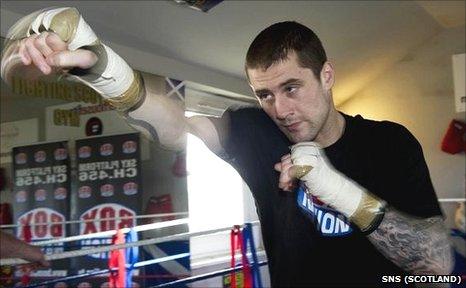 WBO interim lightweight champion Ricky Burns