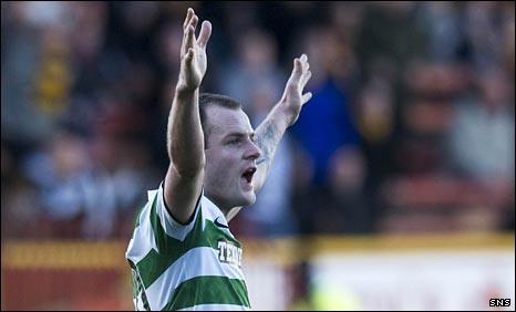 Anthony Stokes celebrates