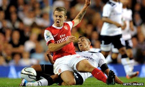 Arsenal's Jack Wilshere is sidelined until January following ankle surgery