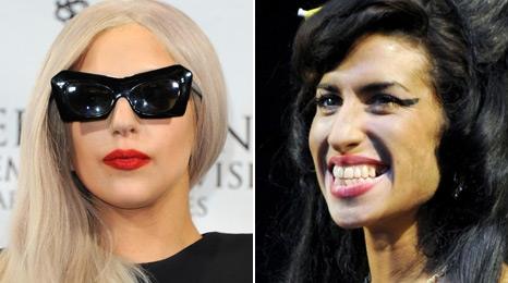 Lady Gaga and Amy Winehouse