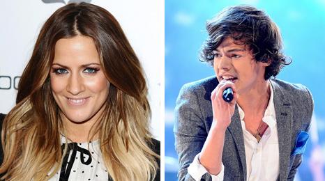 Caroline Flack and Harry Styles