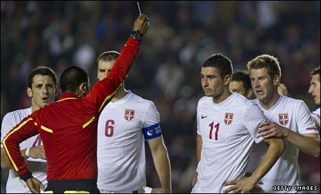 Serbia miss out on Euro 2012 qualification