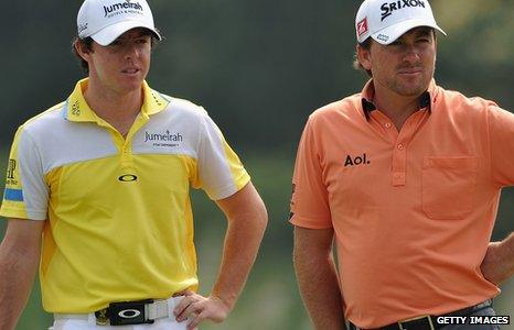 Rory McIlroy and Graeme McDowell