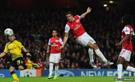 Arsenal captain Robin van Persie