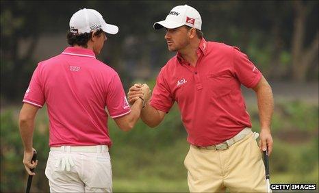 Rory McIlroy and Graeme McDowell