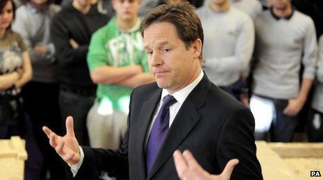 Deputy Prime Minister Nick Clegg