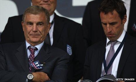 Trevor Brooking and Gareth Southgate