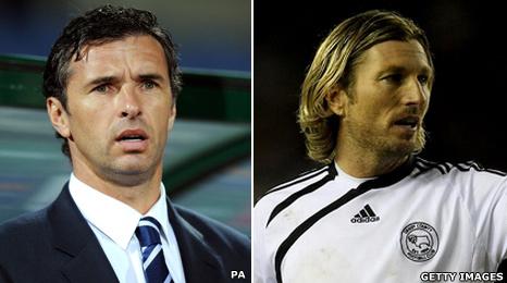 Gary Speed and Robbie Savage